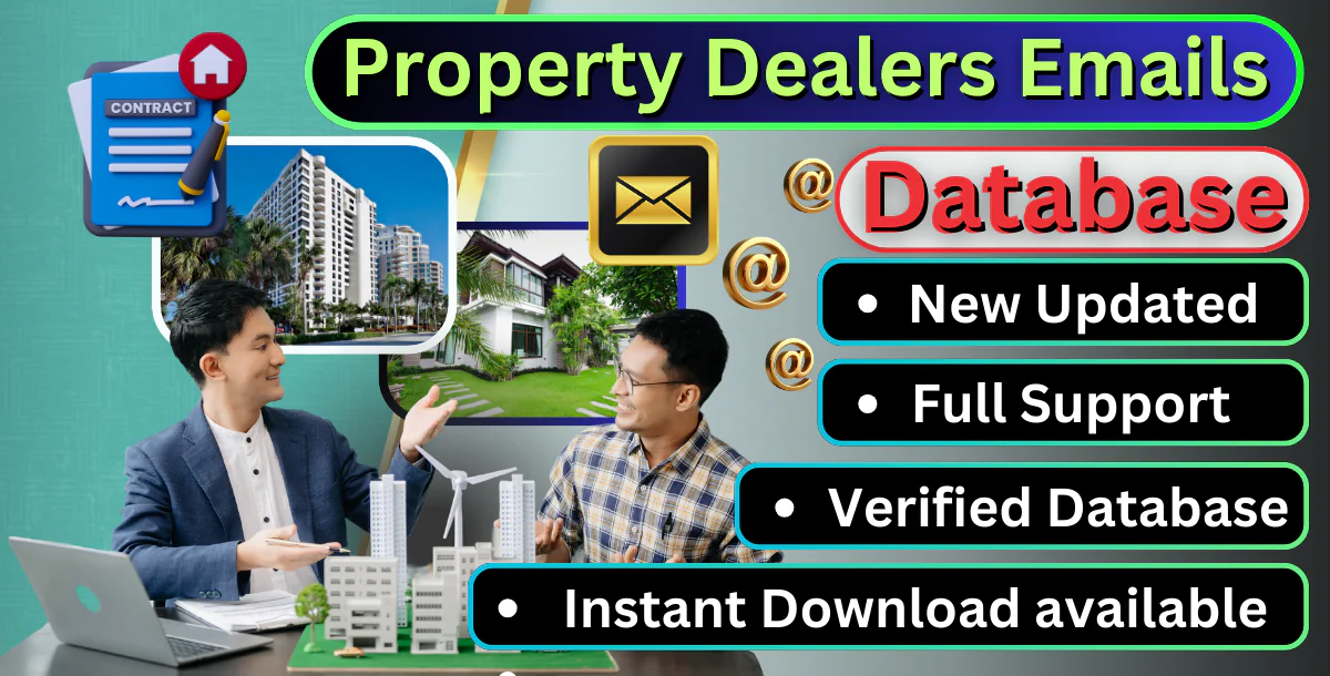 Property Dealers Emails Database