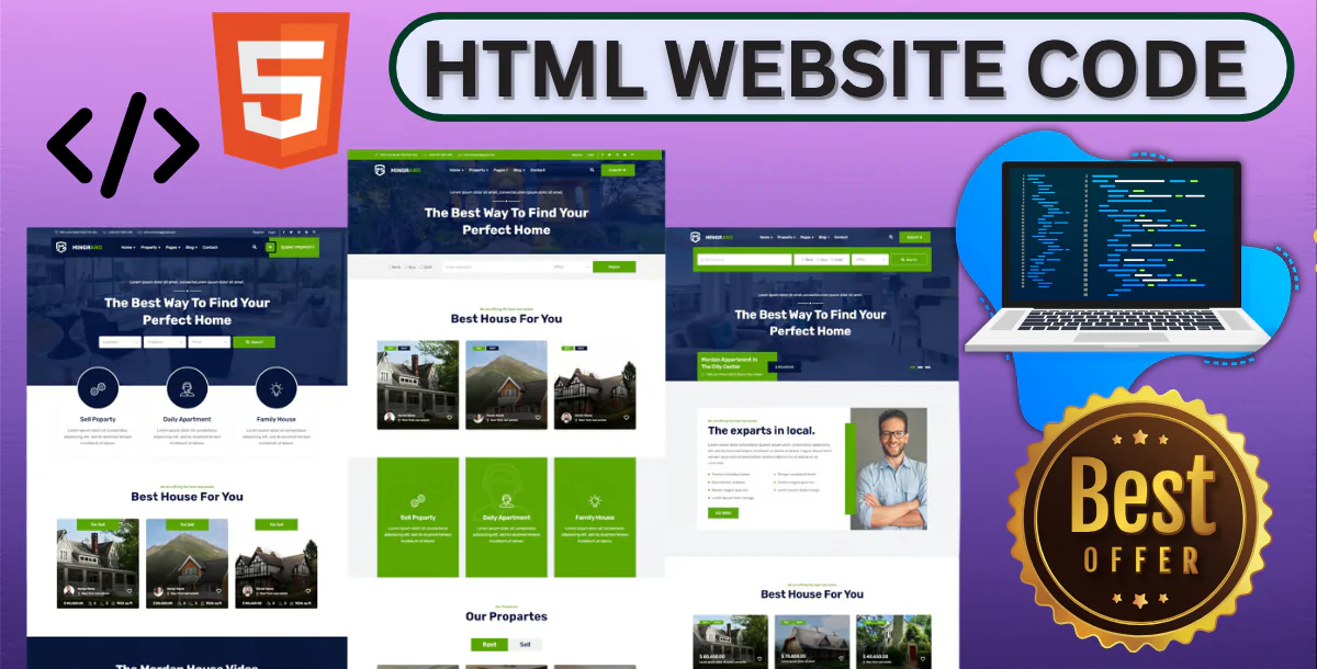 HTML Website Code