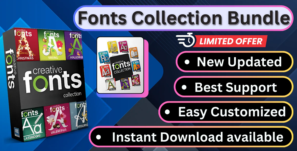 Fonts Collection Bundle