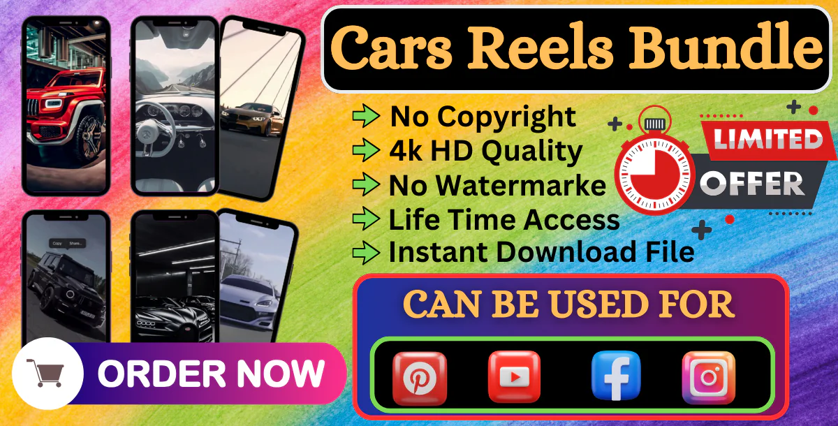 Luxury Cars Reels Bundle